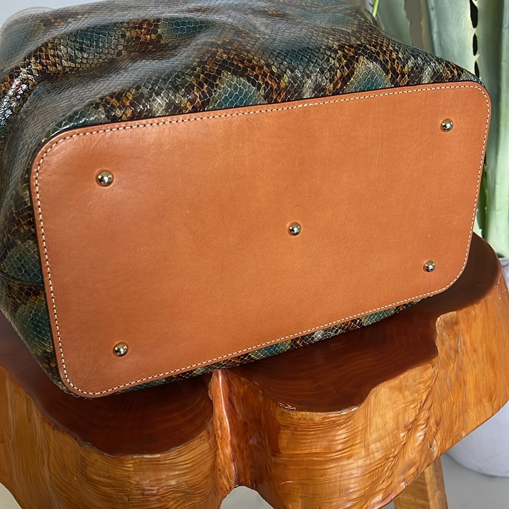 Dooney and Bourke Python Flynn Tote - Picture 6 of 13